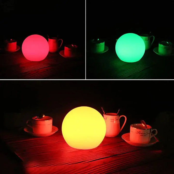 Rechargeable LED Globe Lamp with 16 Colors and Remote Control