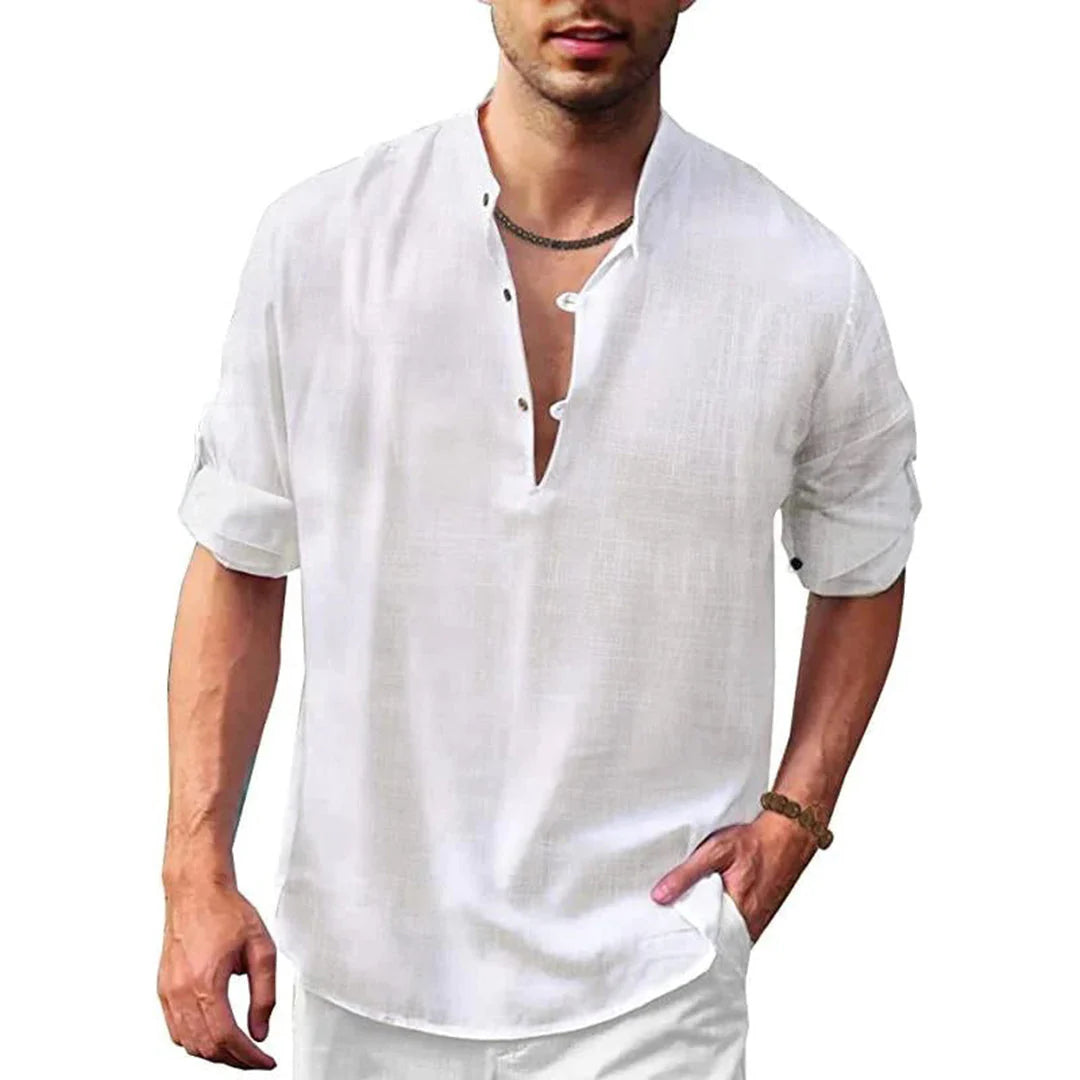 Men's Linen Blend Shirt