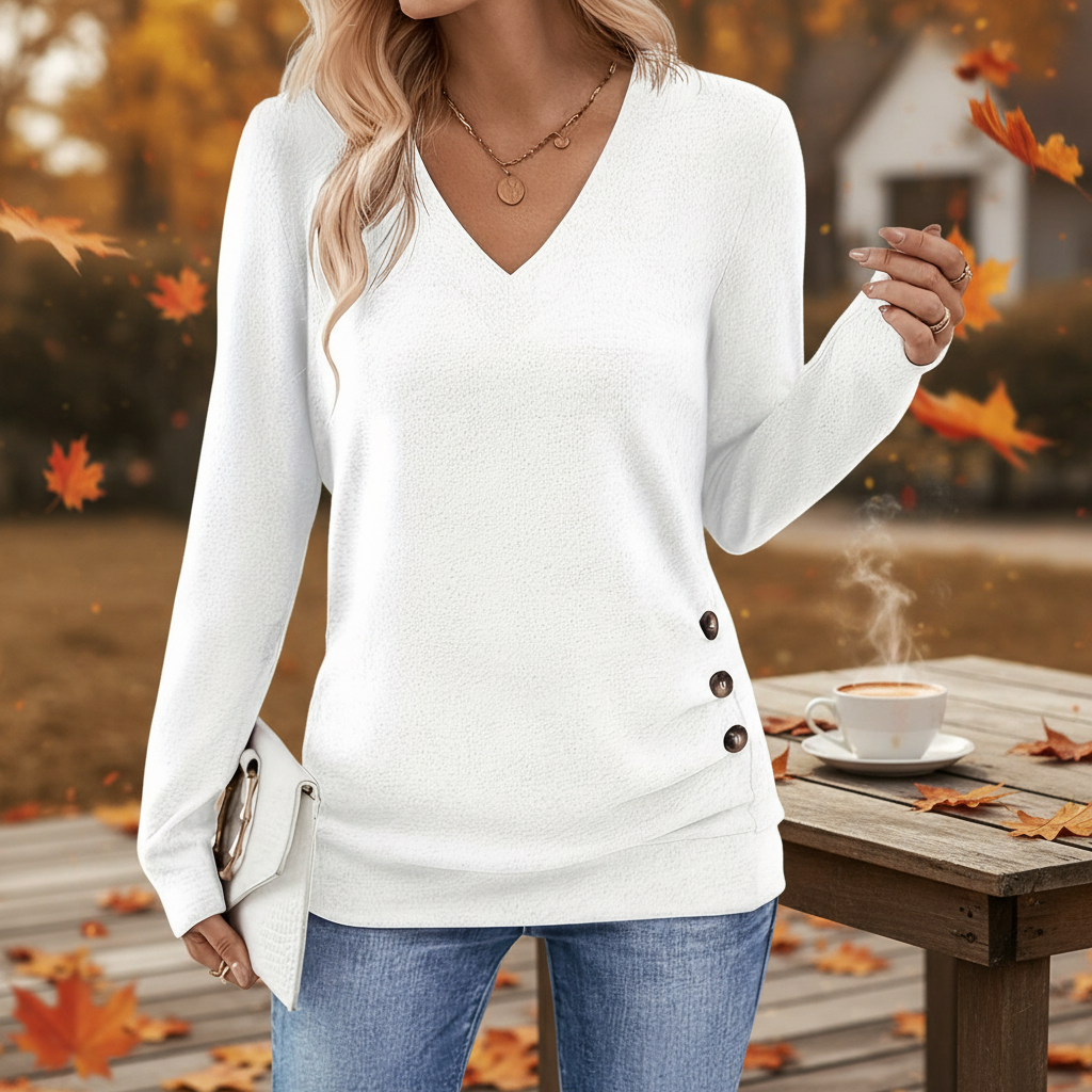 Long-Sleeved Comfort Sweater - Brigitte