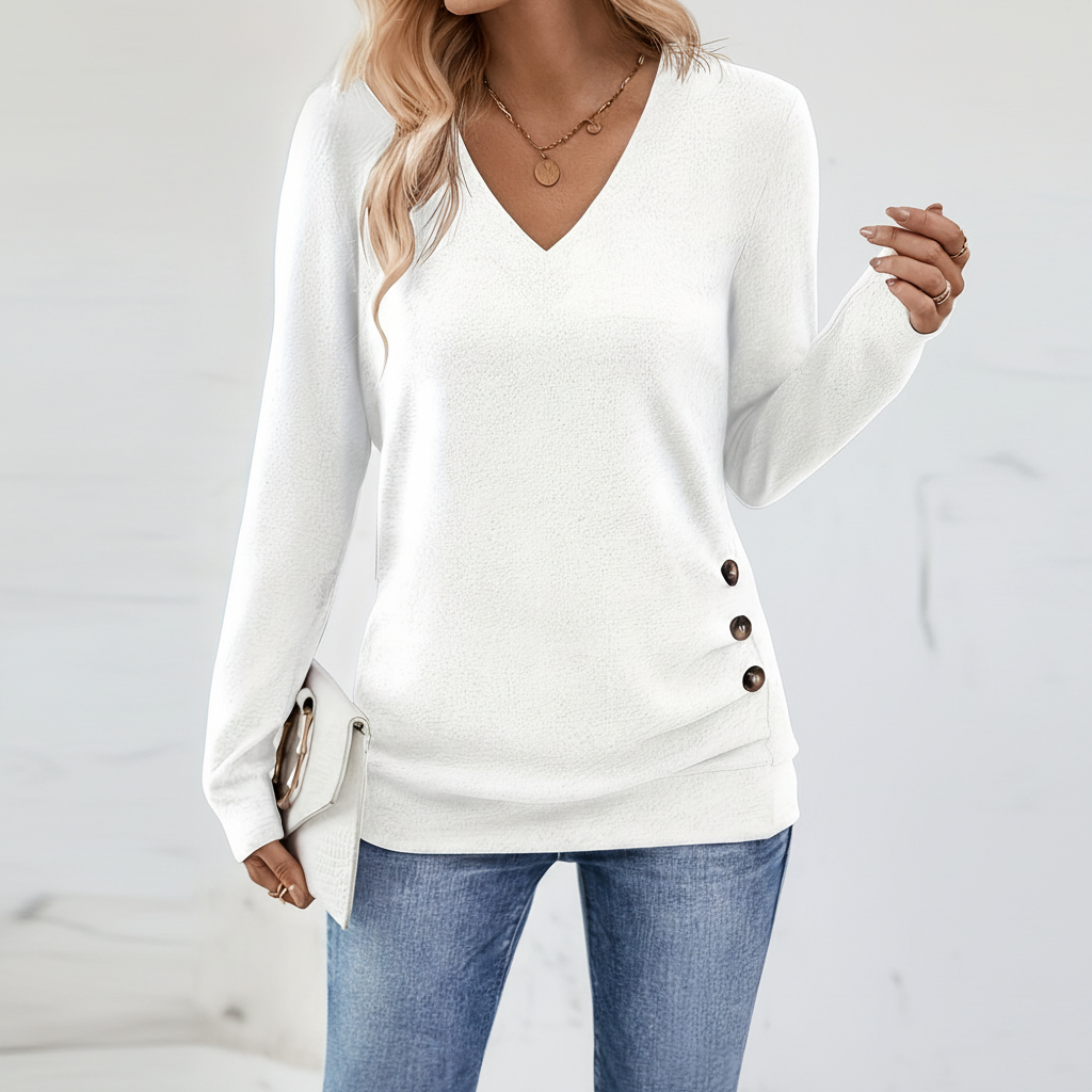 Long-Sleeved Comfort Sweater - Brigitte