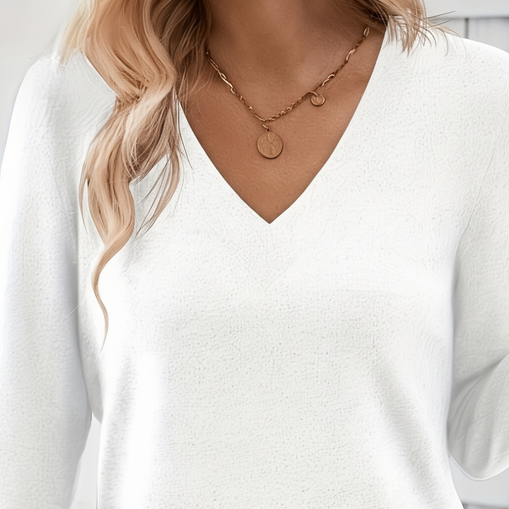 Long-Sleeved Comfort Sweater - Brigitte