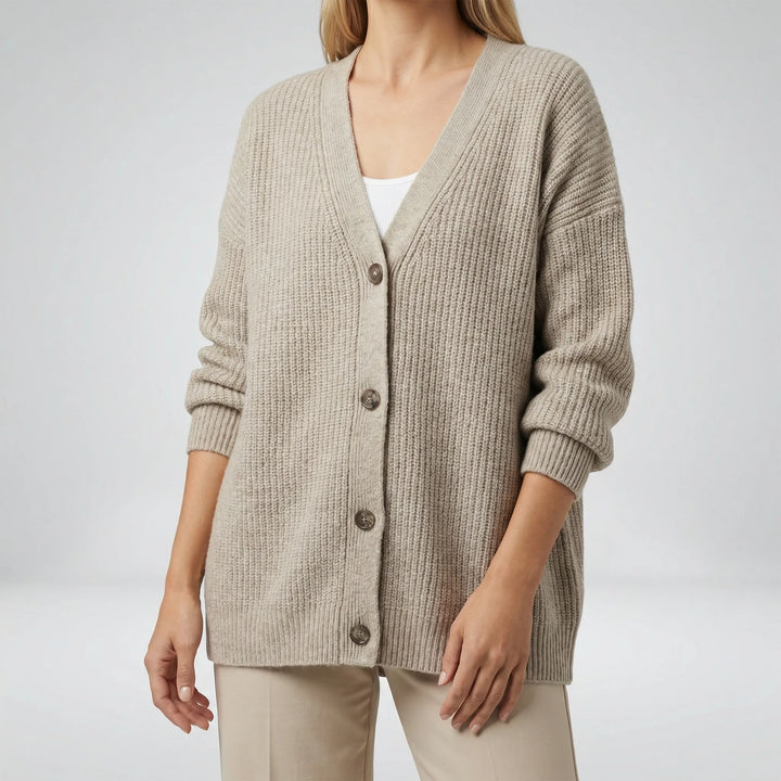 Long Open-Front Cardigan - Lene