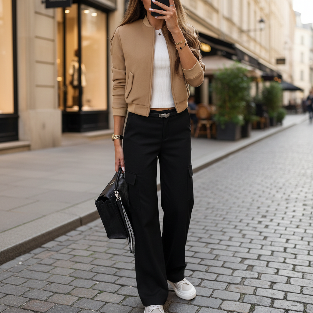 Lightweight Women's Bomber Jacket - Lisa