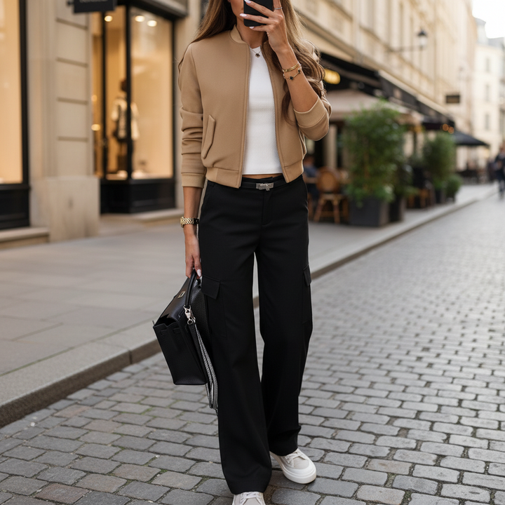 Lightweight Women's Bomber Jacket - Lisa