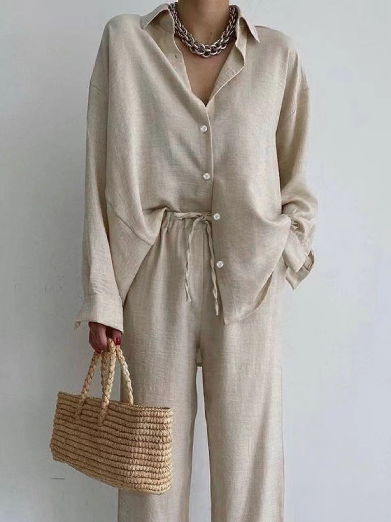 Airy Linen Set for Women - Simone