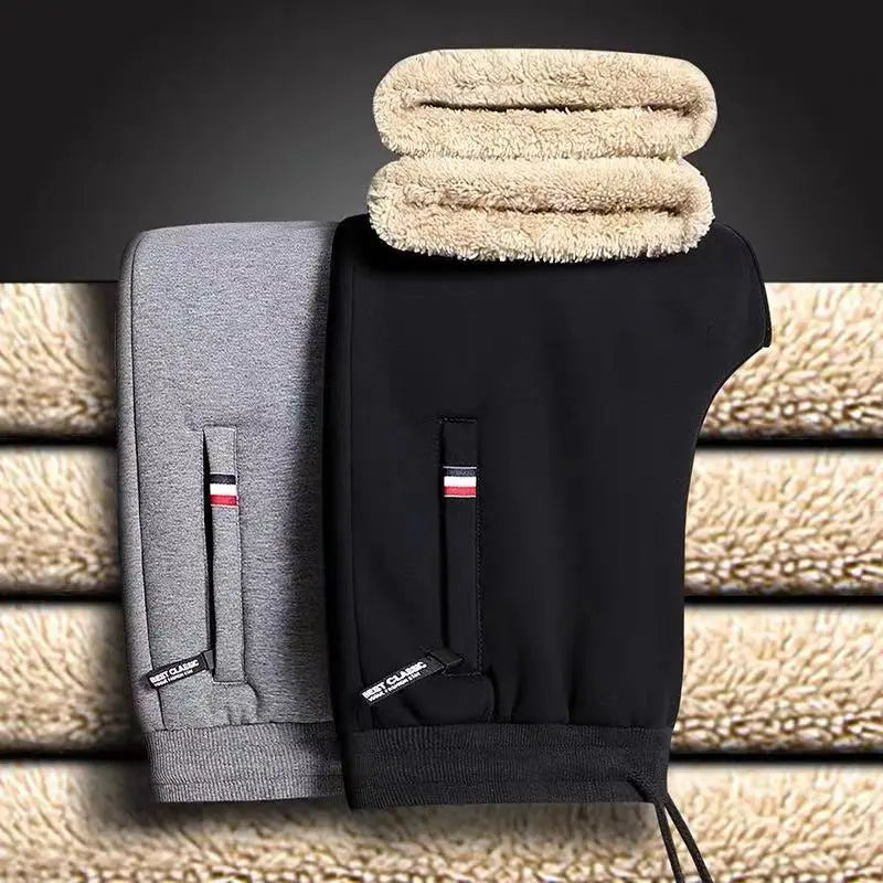 Winter Jogging Bottoms | Straight Fleece Pants