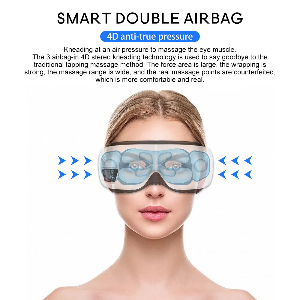 6D Eye Massager | Smart Airbag Vibration Eye Care