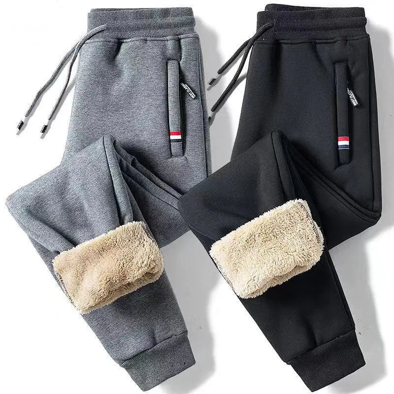 Winter Jogging Bottoms | Straight Fleece Pants