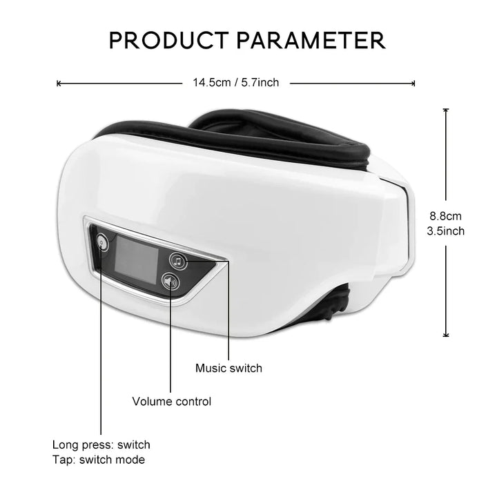 6D Eye Massager | Smart Airbag Vibration Eye Care
