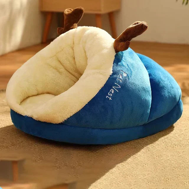 Soft Cuddly Bed for Cats and Dogs - SnugglePaw