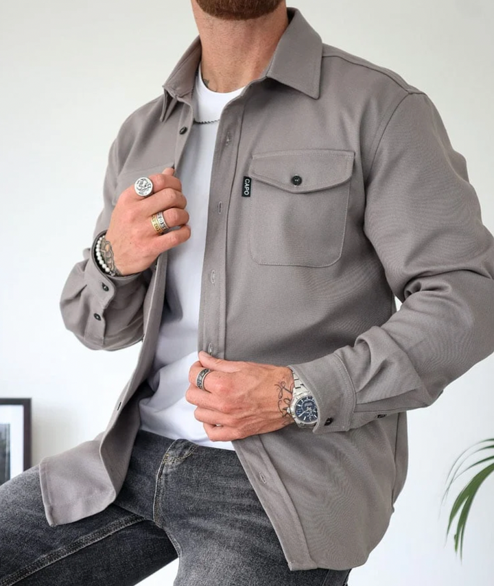 Jeff – Longsleeve Shirt with Pockets for men