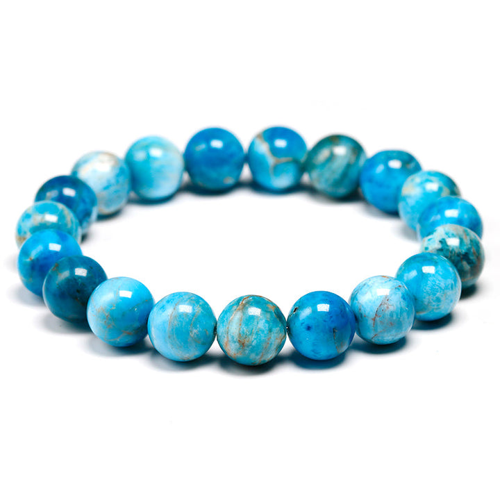 Ocean Crystal | Natural Ocean Blue Apatite Stone Bracelet