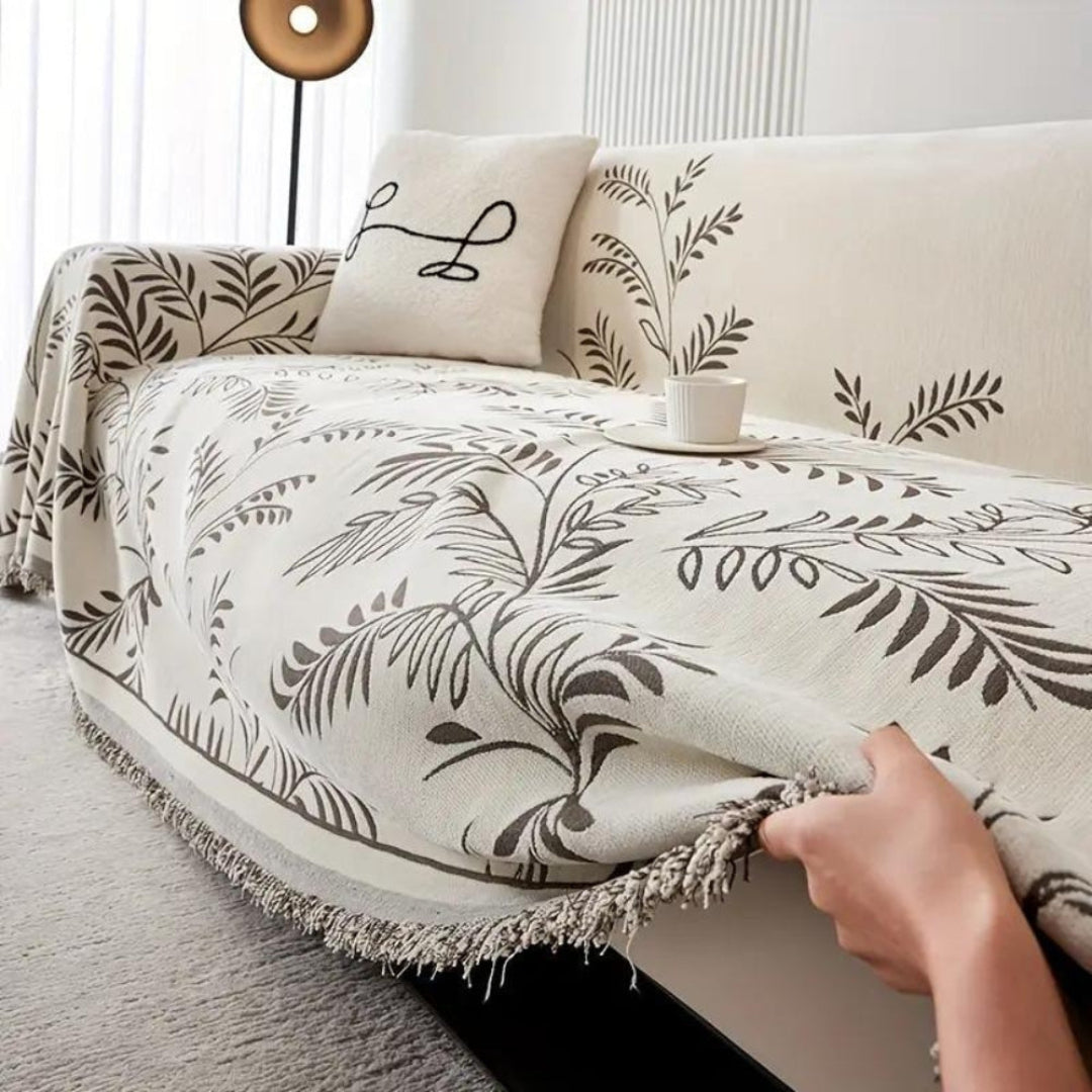Nature’s Embrace Chenille Couch Cover