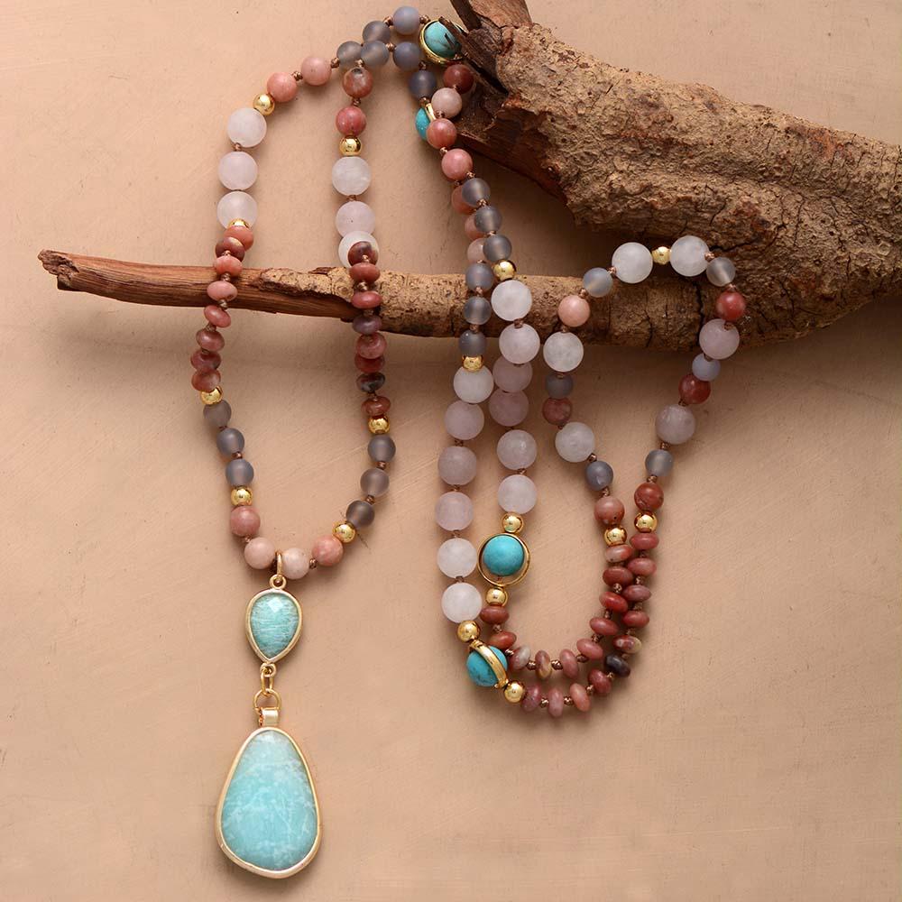Deeply Cleansing Pastel Mala Necklace - Aurielle