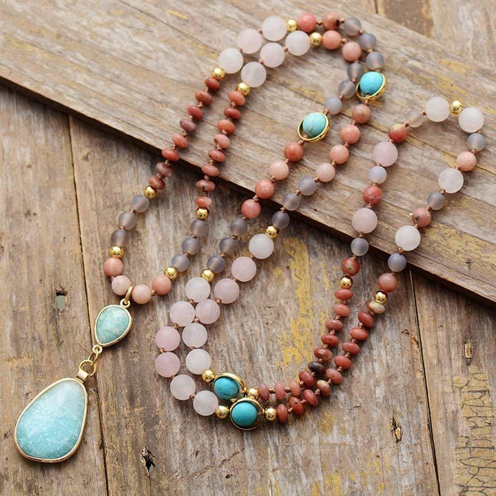 Deeply Cleansing Pastel Mala Necklace - Aurielle