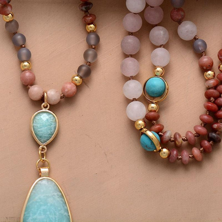 Deeply Cleansing Pastel Mala Necklace - Aurielle
