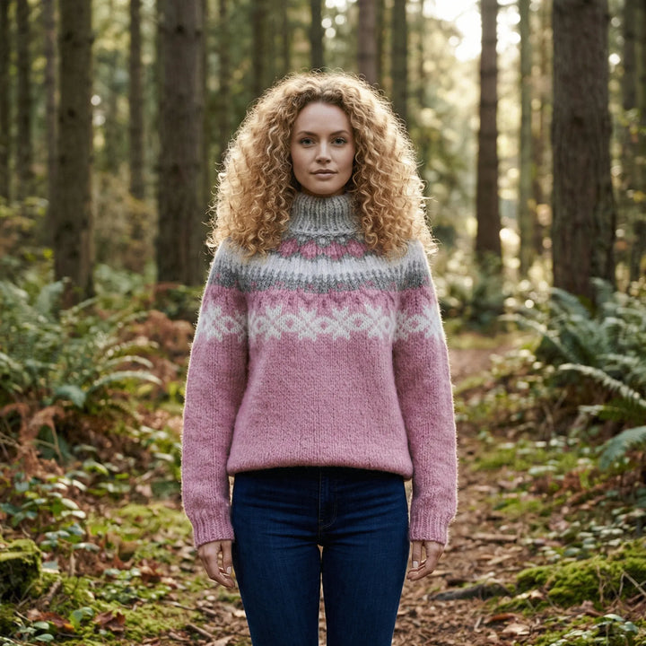 Nordic-Inspired Winter Knit Sweater - Paula