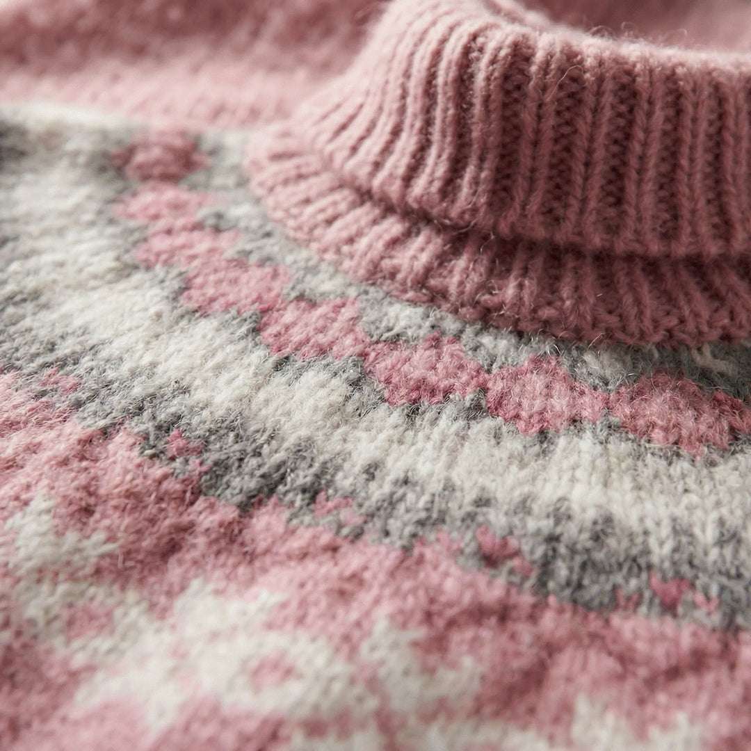 Nordic-Inspired Winter Knit Sweater - Paula