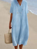 Cotton-Linen Summer Dress - Aria
