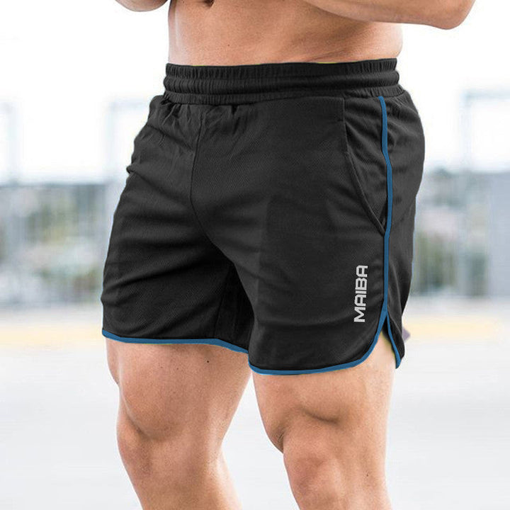 Slim-Fit Elastic Men's Swimming Trunks