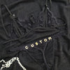 LaceFlair Personalized Lace Lingerie with Crystal Letters