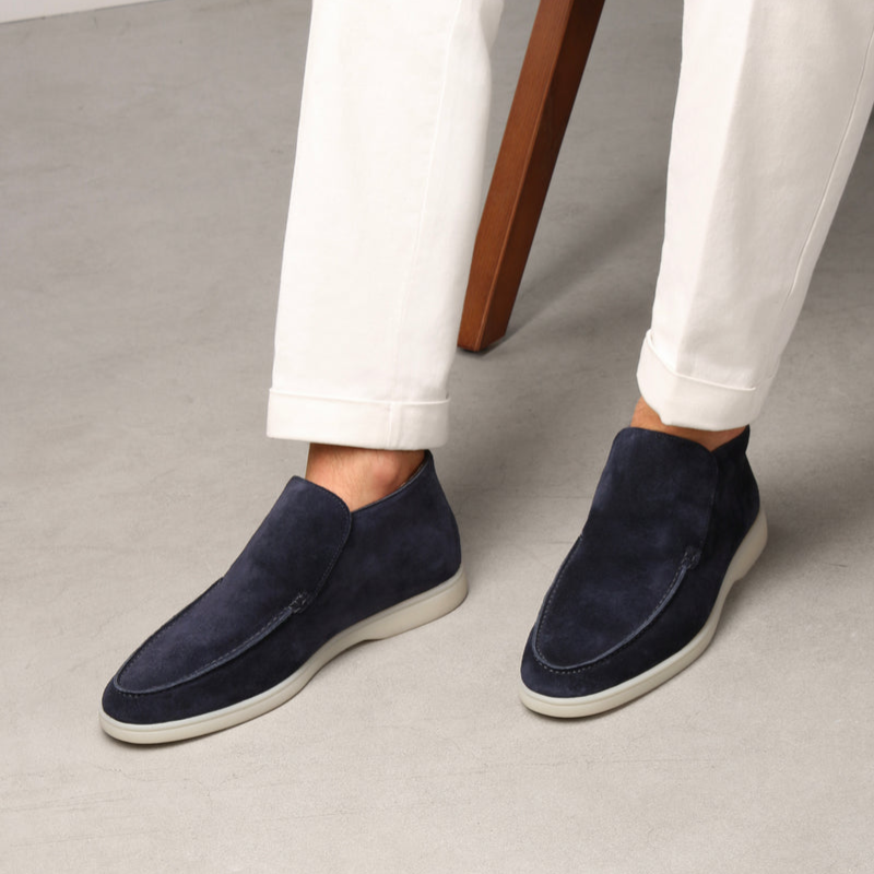 Elegant Calf Suede Men's Loafer Understated Sophistication for Every Occasion