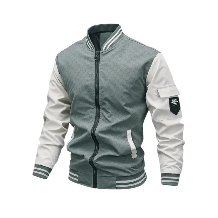 Casual Slim-Fit Baseball Jacket for Men