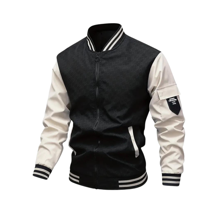 Casual Slim-Fit Baseball Jacket for Men