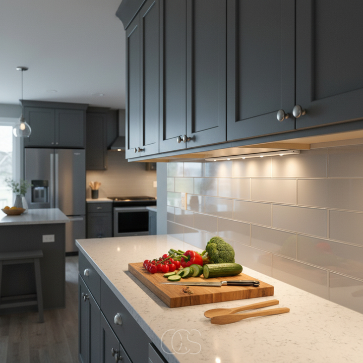Cordless LED Cabinet Light with Motion Sensor - Magnetic and Self-Adhesive