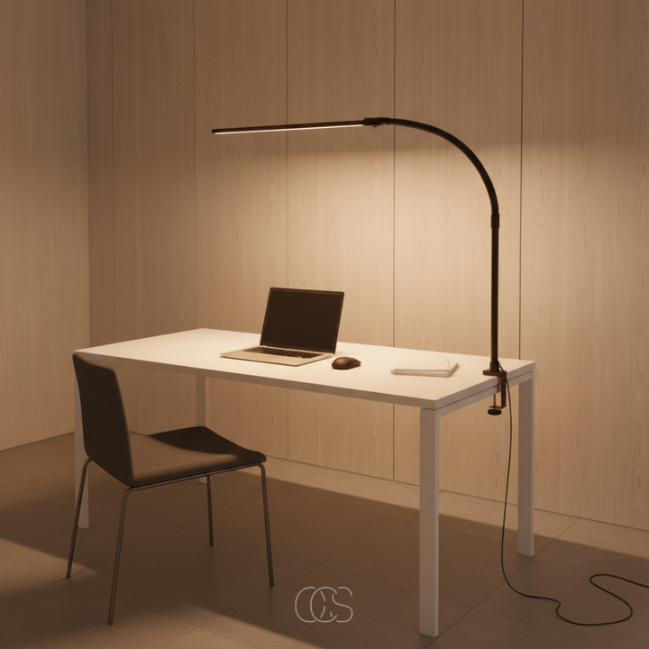 Dimmable Desk Lamp - 3 Light Colors & Adjustable Design