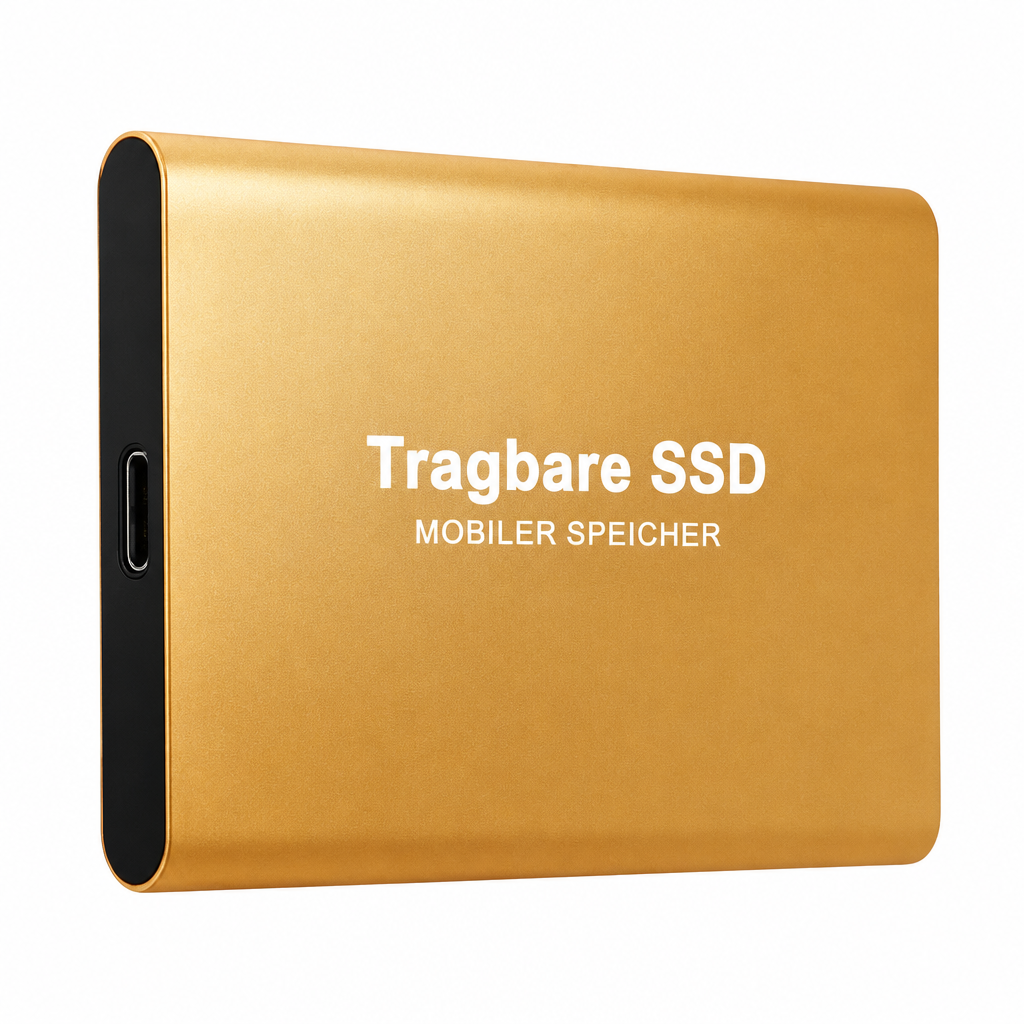 Portable 30 TB SSD with Rugged Casing