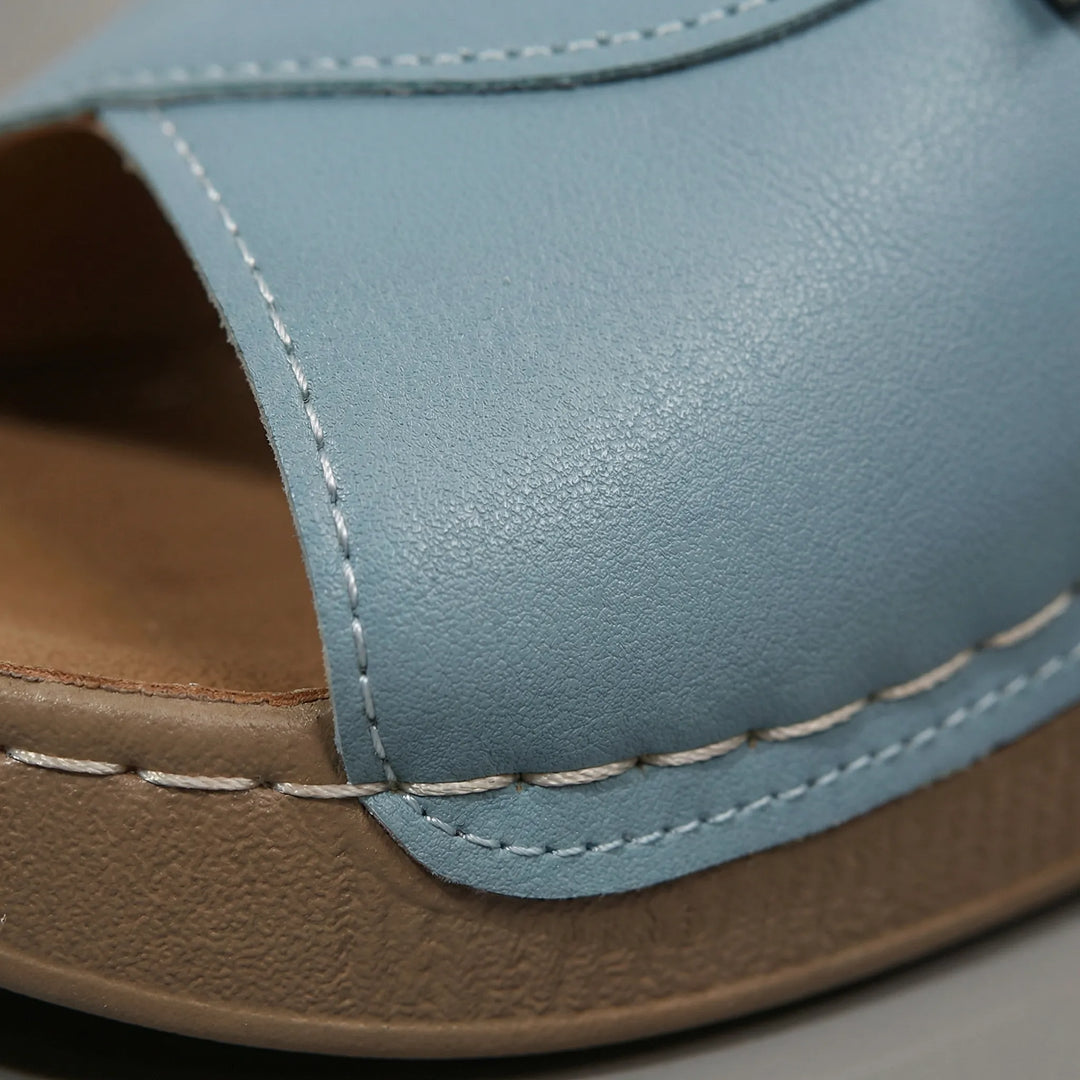Orthopaedic Slip-On Wedge Sandal - Lindsay