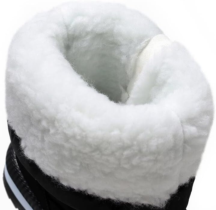 Women's Snow Boots with Arch Support, Waterproof and Non-Slip
