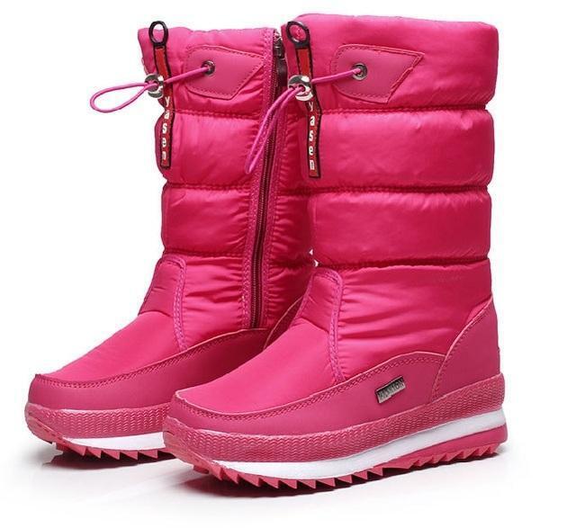 Women's Snow Boots with Arch Support, Waterproof and Non-Slip