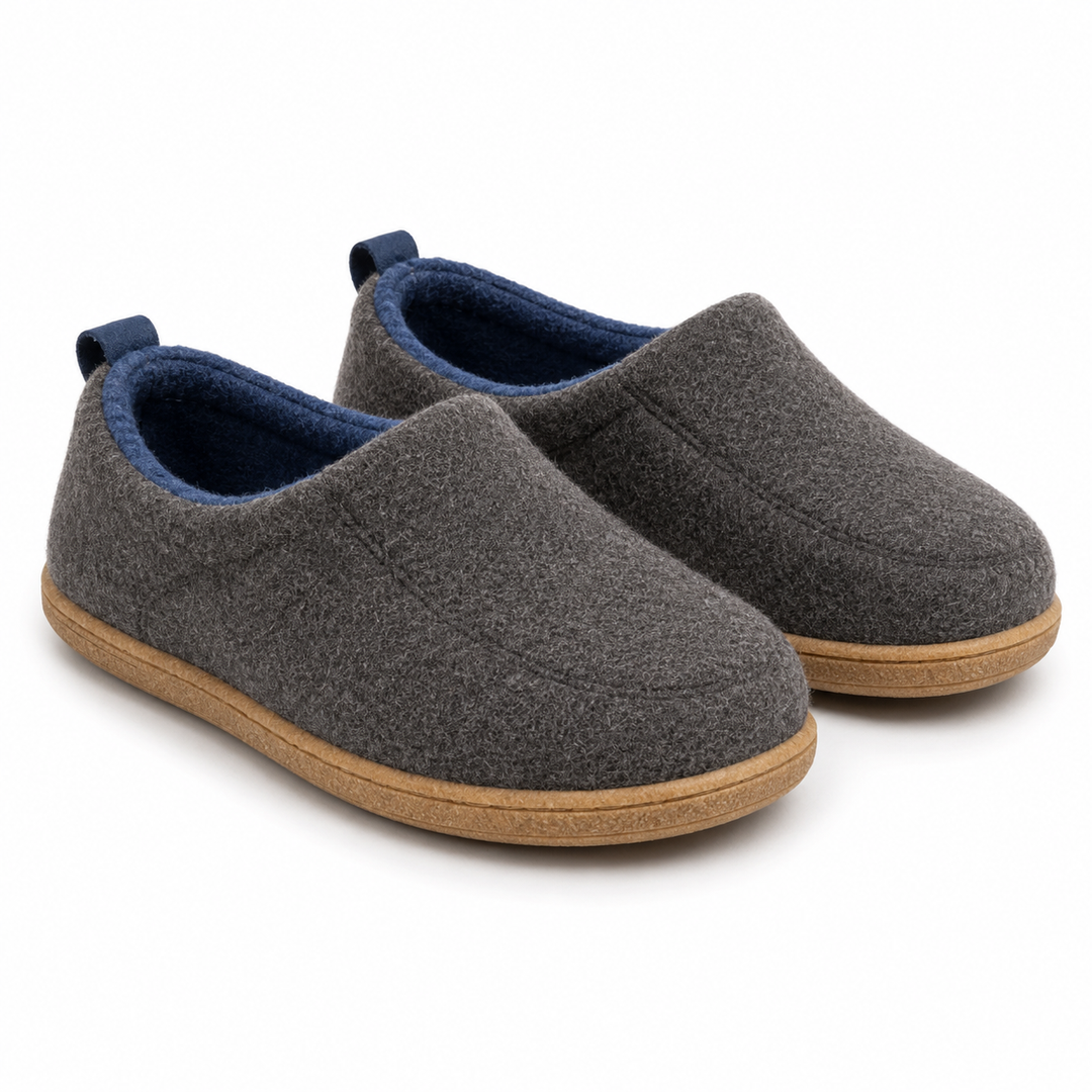 Orthopedic Unisex Indoor Slipper – Hard Outsole &amp; Fleece Insole
