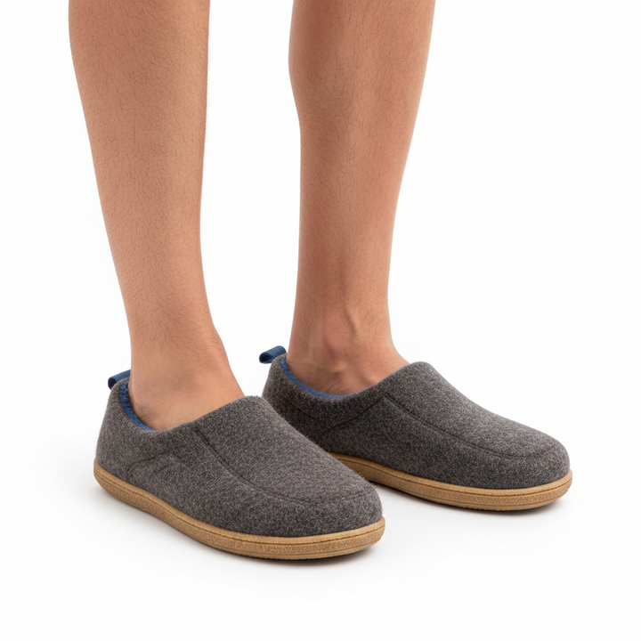 Orthopedic Unisex Indoor Slipper – Hard Outsole &amp; Fleece Insole