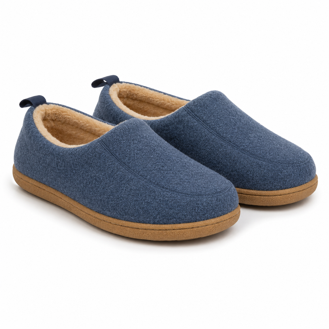 Orthopedic Unisex Indoor Slipper – Hard Outsole &amp; Fleece Insole