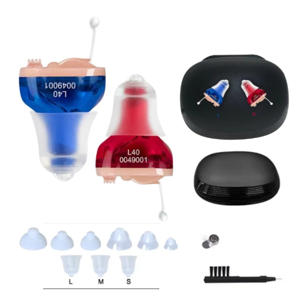 Invisible Digital Hearing Aid Powered by a Replaceable Button Battery