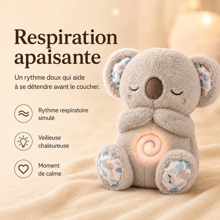 Calming Breathing Plush Toy with Night Light