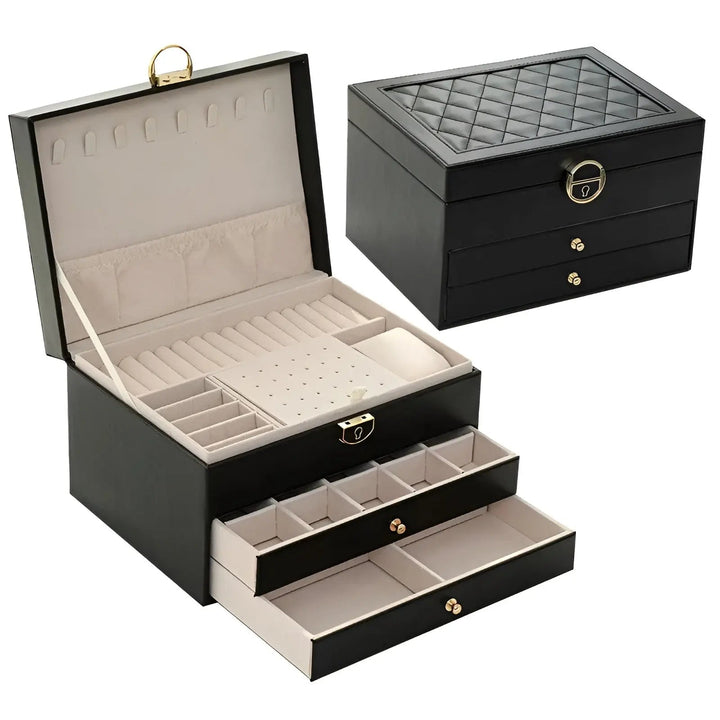 Luxury Multi-Layer Jewellery Box – Elegant, Sustainable Organiser