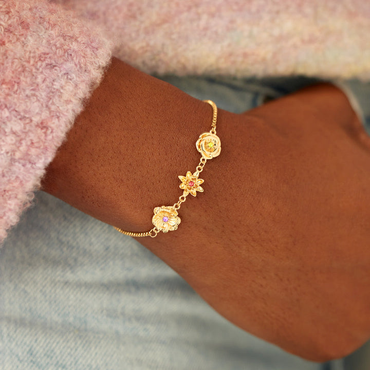 Birth Flower Bracelet – One Flower per Child