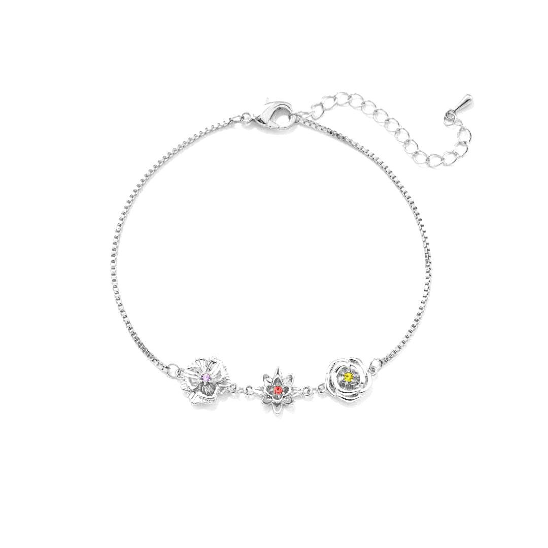 Birth Flower Bracelet – One Flower per Child