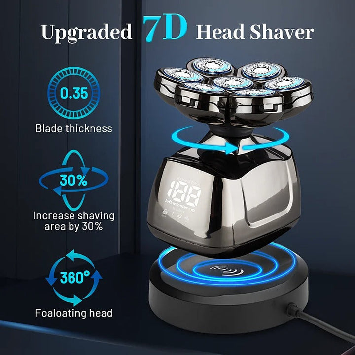Head and Body Shaver - Waterproof & LED