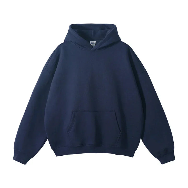 Men's Relaxed Hoodie with Kangaroo Pocket