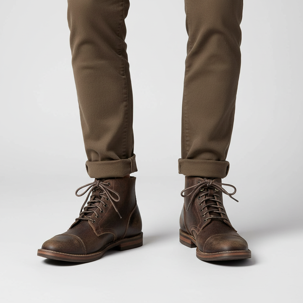 Men's Retro Leather Boots – Leonard