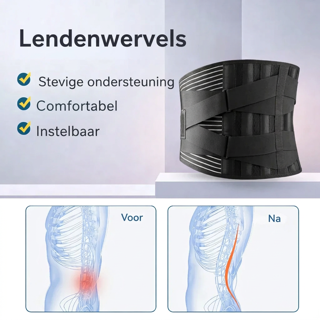 Lumbar Support Belt | 360° Back Stabilization