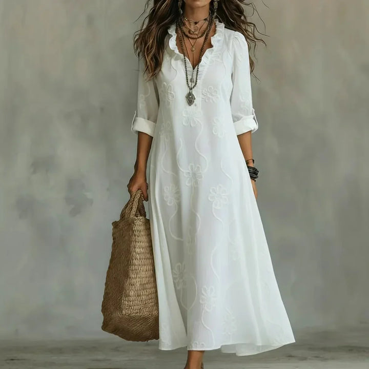 Sienna™ | Tummy-Concealing Floral Summer Dress