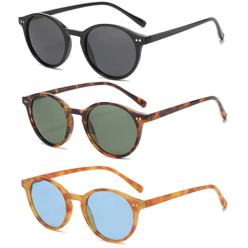 Retro Round Polarised Sunglasses - SunnyStyle