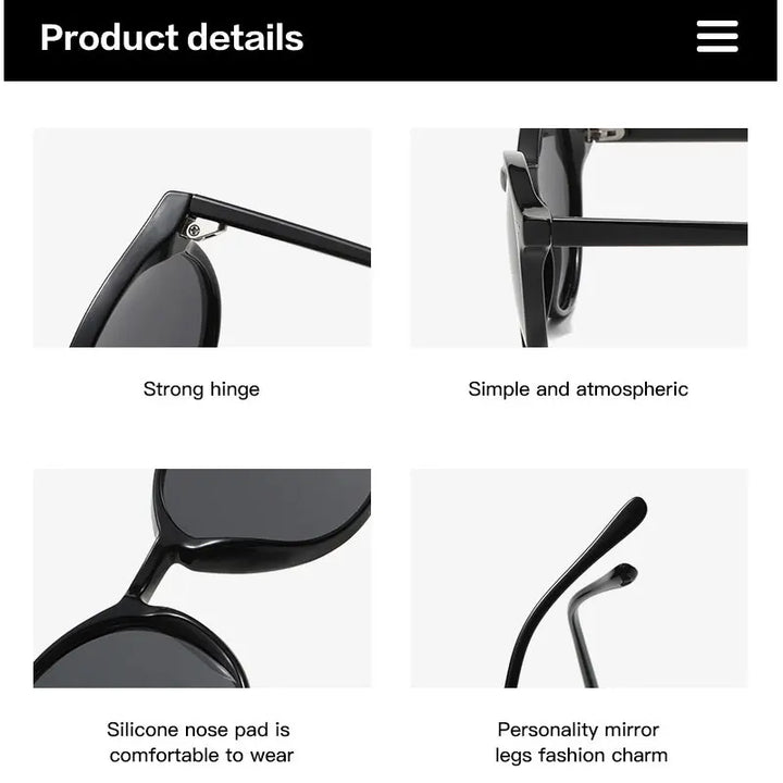 Retro Round Polarised Sunglasses - SunnyStyle