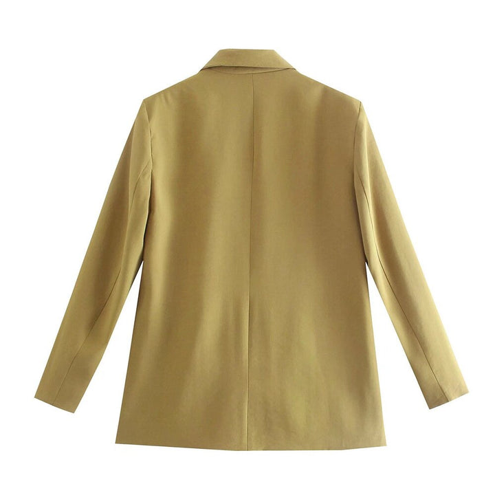 Elegant Double-Breasted Blazer for Women